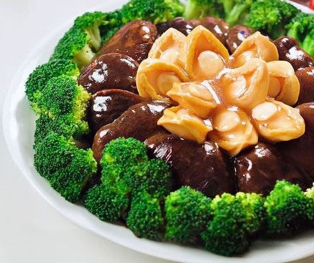 Braised Abalone with Broccoli & Mushroom