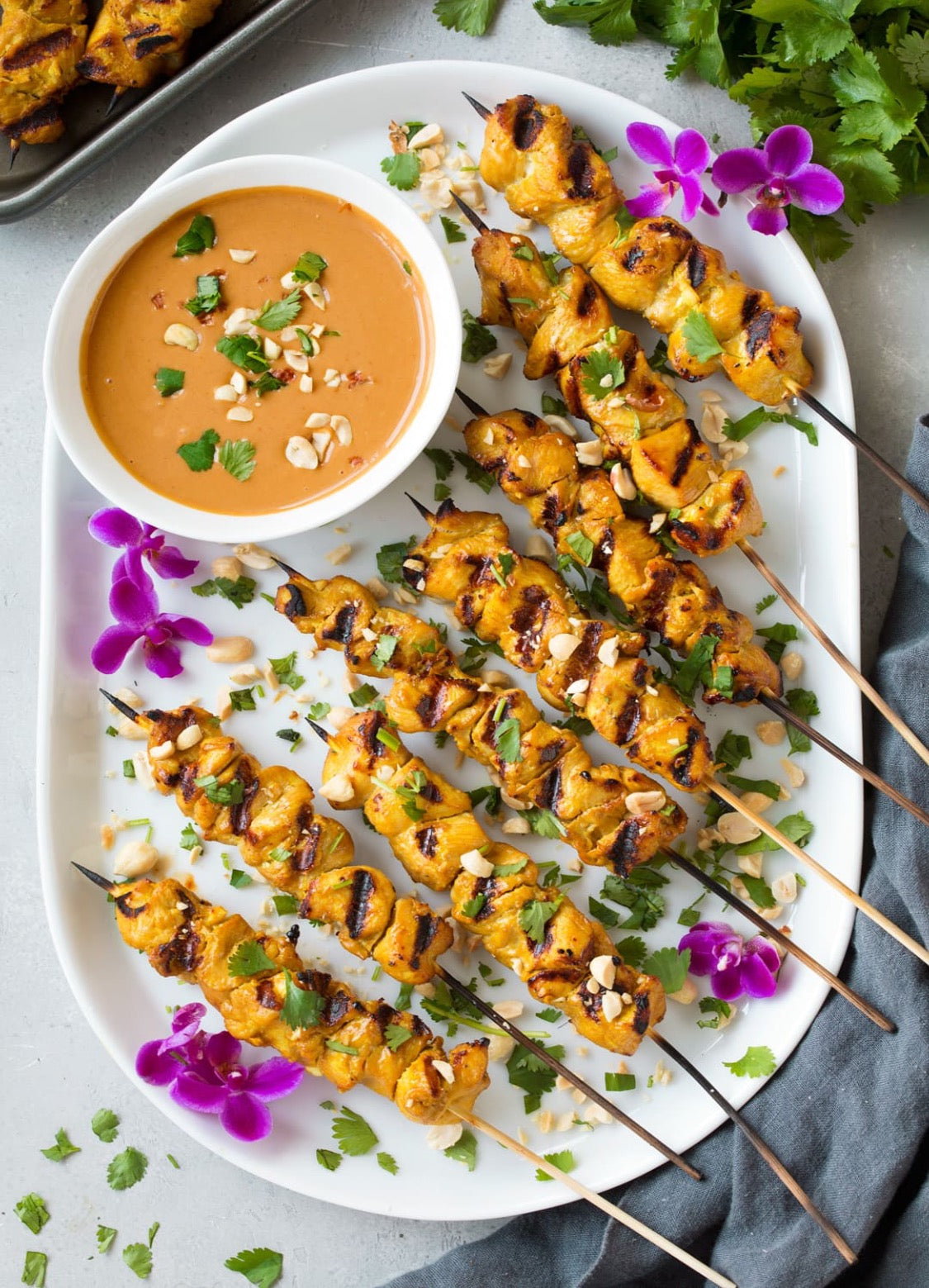 Sharing Bliss - Chicken Satay Platter (2 Dozen)