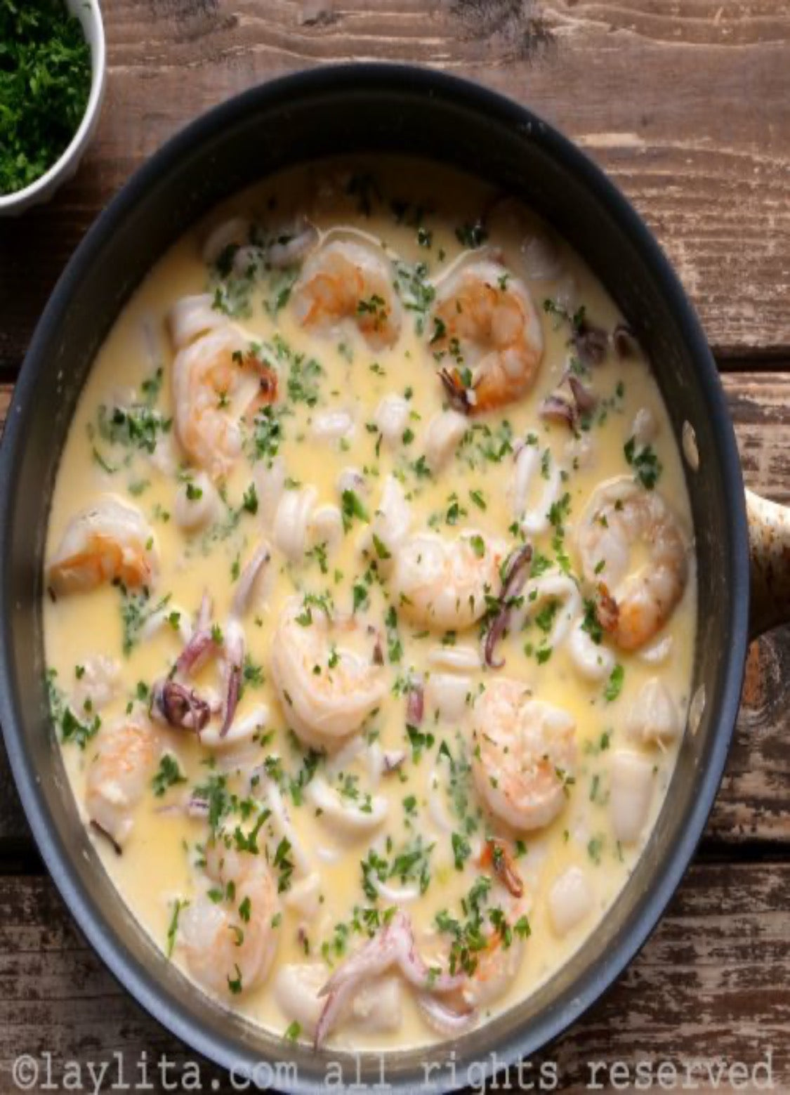 Sharing Bliss - Seafood in Garlic Cream