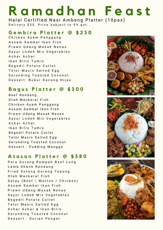 Gembira Platter @ $230