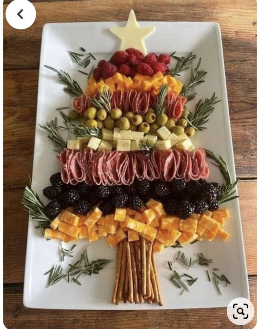 Sharing Bliss -  Christmas Charcuterie Tree