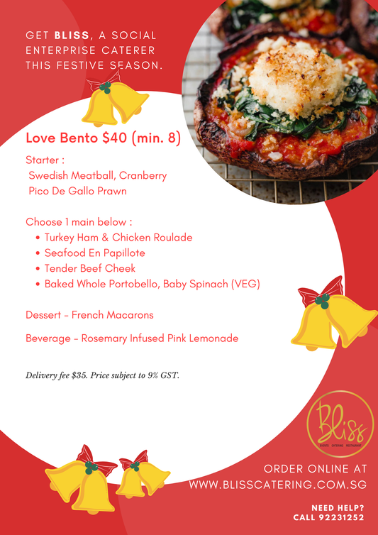 Love Bento @ $40 (min 8 pax)