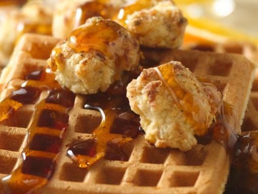 6 Nov 2023 Chicken & Waffles, Maple Syrup (LW)