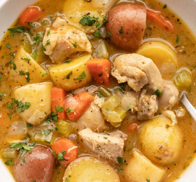 12 Oct 2023 Chicken Stew with Mushrooms, Potatoes, Carrots, Celery & Onions (LW)
