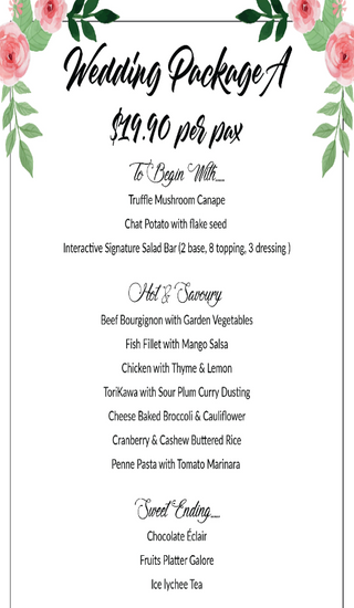 Wedding Package A