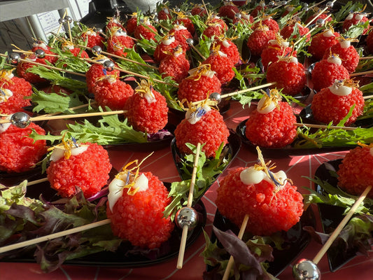 Sharing Bliss - Lychee Prawn Balls