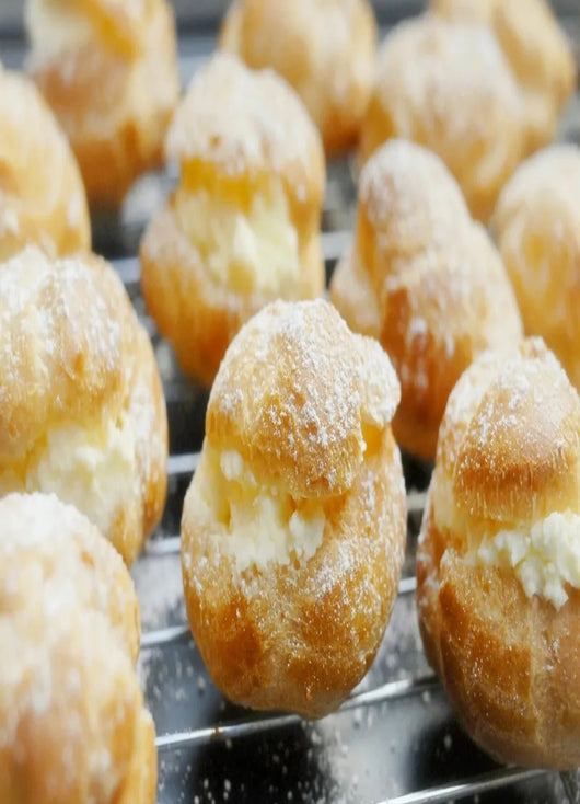 Sharing Bliss - Snowy Profiteroles
