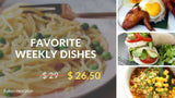 Weekly Meal Plan (17 July - 13 July ) - 5 Days