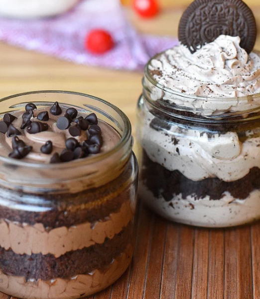 Chocolate Cake In A Jar