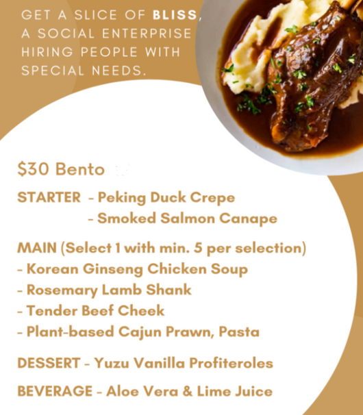 Catering - Bento @ $30/pax (min 10 pax)