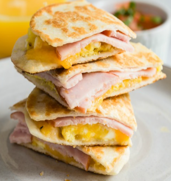 Turkey Ham & Cheese Quesadilla
