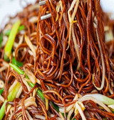 3 May 2023  - Golden Dumplings, Hong Kong Noodles (Cai Sim, Onions, Carrots & Cabbage) (LA)