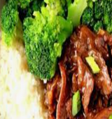 5 May 2023  - Mongolian Beef, Saute Broccoli & Carrots with Rice (LA)