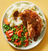 24 April 2023 - Grilled Chicken, mash potato & Carrots, Sweet Corn & Pea (LW)
